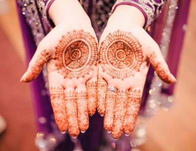 Tatuaggio all'henné del Marocco