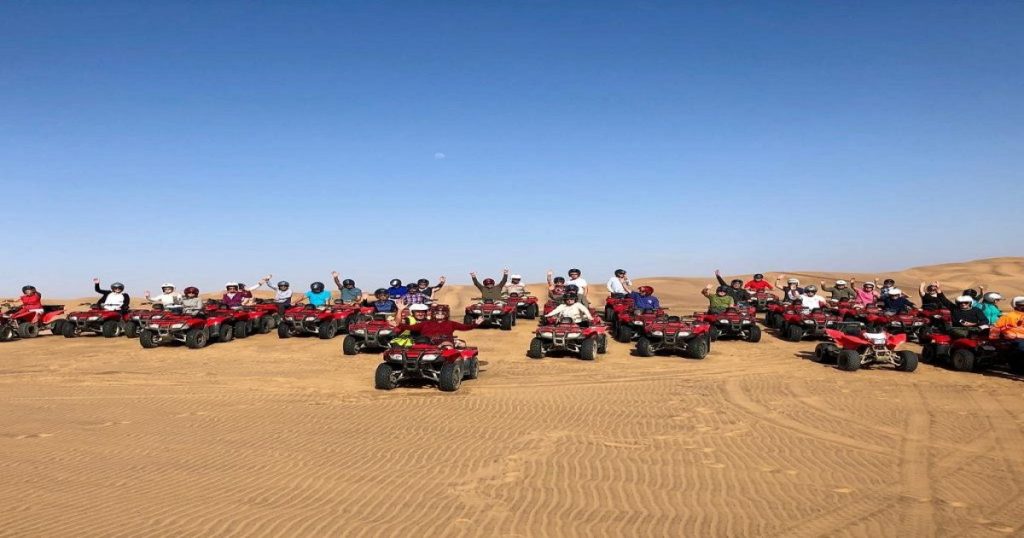 ATV Quad biking in Swakopmund desert - Unique Desert Tour