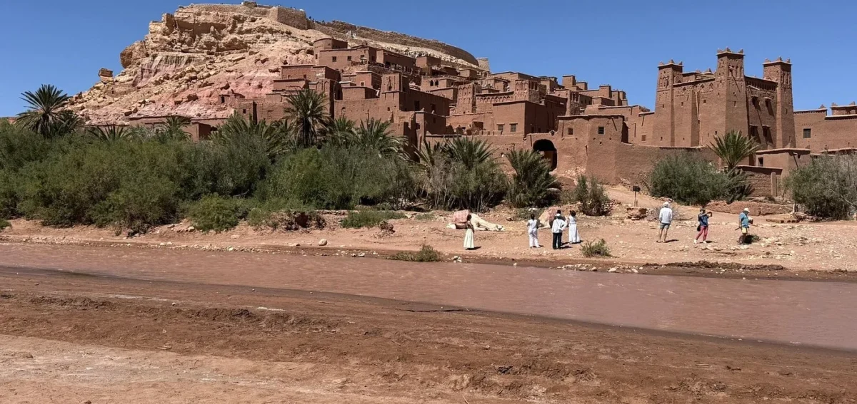 Kasbah de Ait Ben Haddou en la ruta del desierto de Marrakech a Merzouga