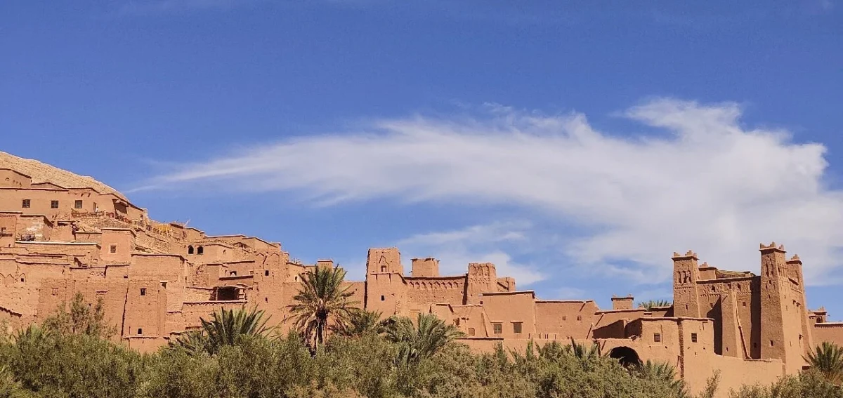Ait Ben Haddou Kasbah during a 4 days desert tour from Casablanca to Marrakech
