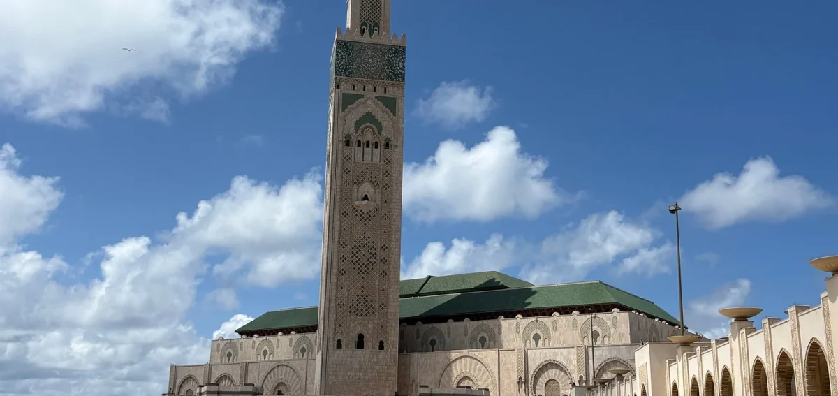 Hassan II Mosque in Casablanca at the start of a Morocco tour