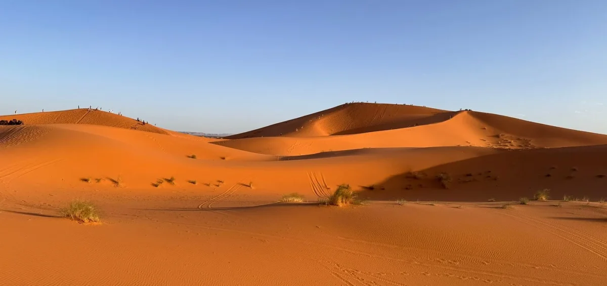 Erg Chebbi sand dunes during a 2-day tour from Fes to Marrakech