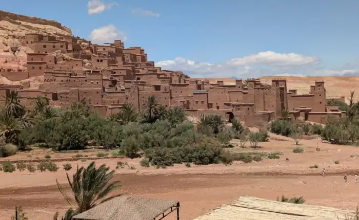 Ait Ben Haddou kasbah near Ouarzazate on a private 4 days tour from Fes to Marrakech