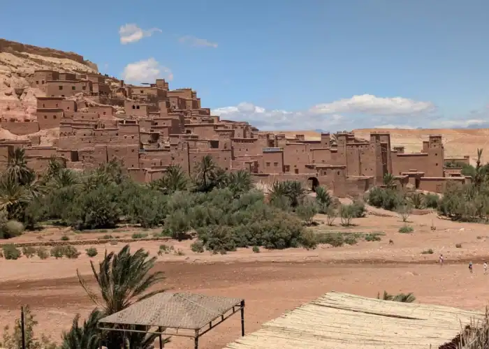 Kasbah di Ait Ben Haddou vicino a Ouarzazate in un tour privato di 4 giorni da Fes a Marrakech