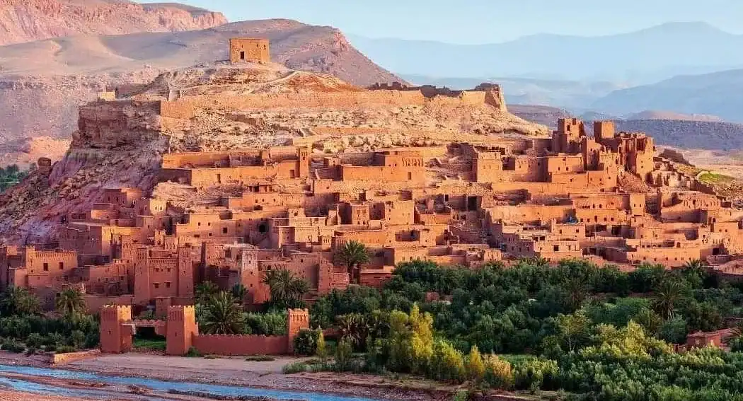 Ait Ben Haddou kasbah stop on the 5 days tour from Fes to Marrakech via Ouarzazate