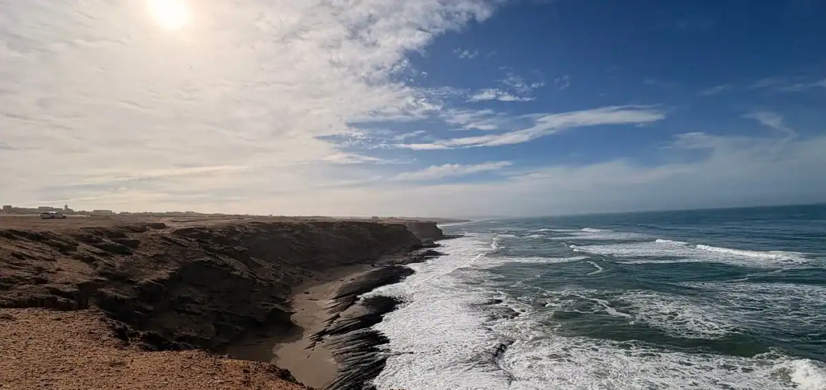 Atlantic coast near Essaouira during the 7-day Agadir desert tour