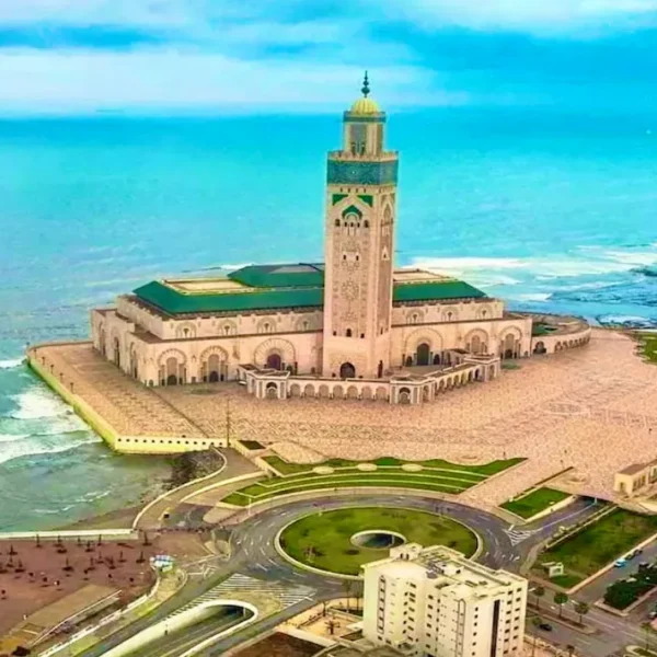 Hassan II Mosque in Casablanca for private Morocco tours from Casablanca
