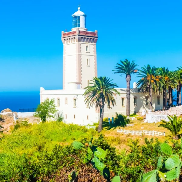 Cape Spartel lighthouse in Tangier for private Morocco tours from Tangier
