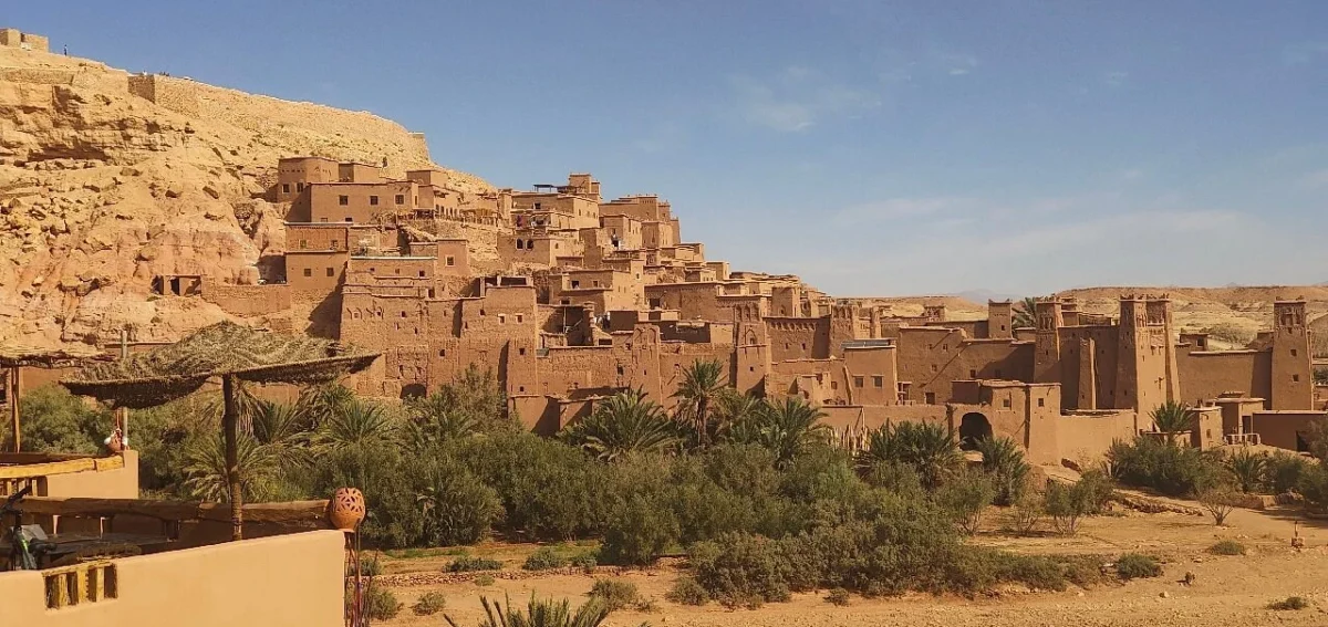 Ait Ben Haddou kasbah during a 7 days Morocco tour from Rabat to Marrakech.