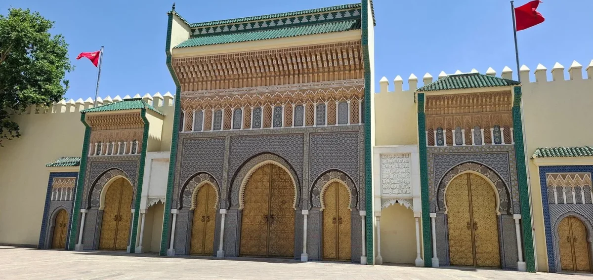 Fes Royal Palace visit during a 4 days desert tour from Rabat to Marrakech.