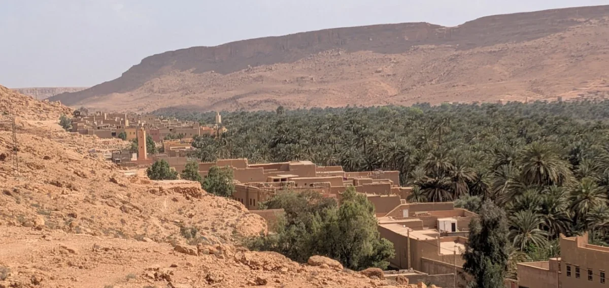 Todra Valley oasis during a 6 days Morocco tour from Rabat to Marrakech